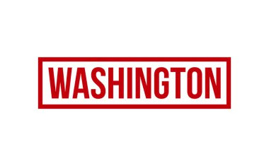 Washington Lastik Damga Mühür Vektörü
