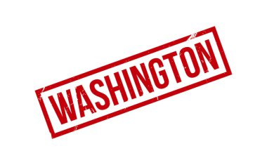 Washington Lastik Damga Mühür Vektörü