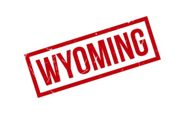 Wyoming Lastik Mühür Vektörü