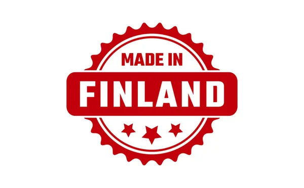 Made Finland Rubber Stamp — Stock Vector