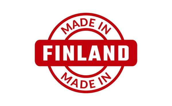 Made Finland Rubber Stamp — Stock Vector