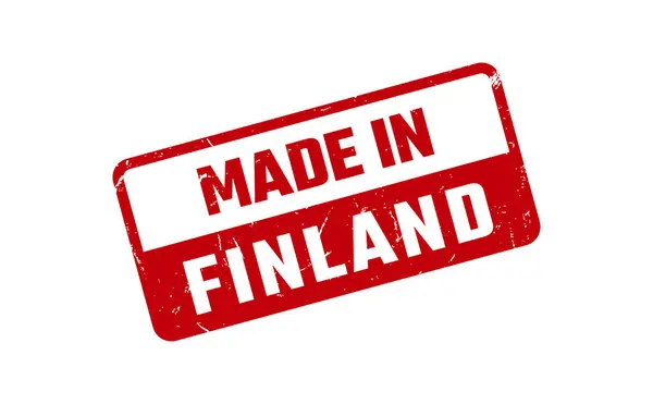 Timbro Gomma Made Finland — Vettoriale Stock