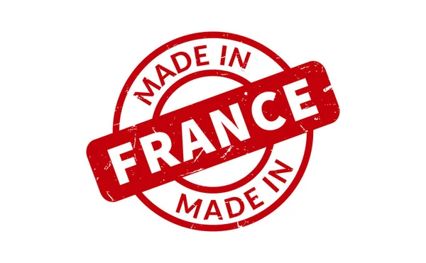 Made France Carimbo Borracha —  Vetores de Stock