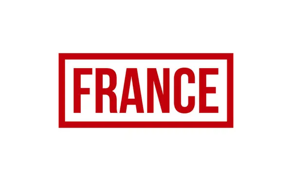 Frankrike Gummistämpling Tätningsvektor — Stock vektor