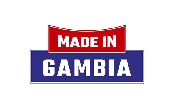 stock vector Made In Gambia Seal Vector