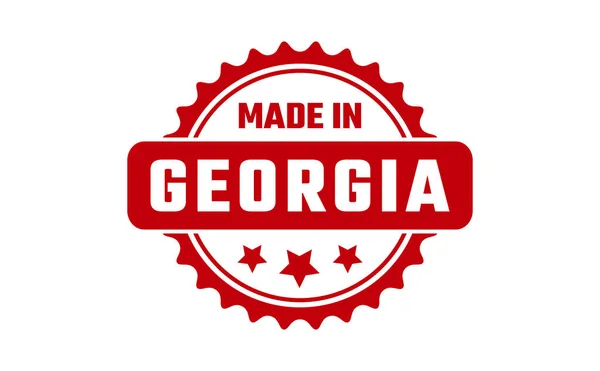 Made Georgia Rubber Stamp — Stock Vector