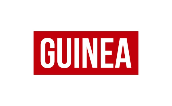 Guinée Caoutchouc Timbre Seal Vecteur — Image vectorielle