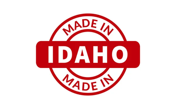 stock vector Made In Idaho Rubber Stamp