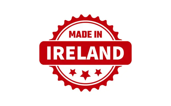 Made Ireland Rubber Stamp — Stock Vector