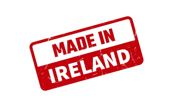 Made Ireland Rubber Stamp — Stock Vector