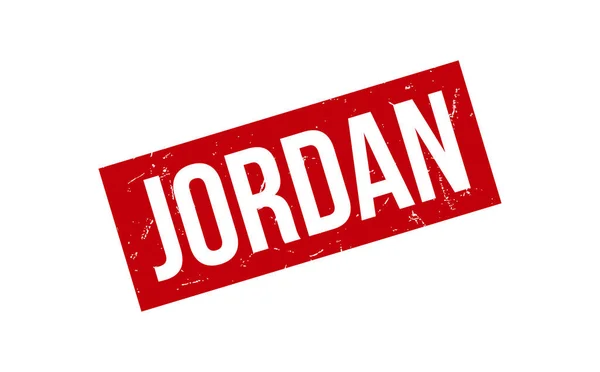 Jordánská Pryžová Razítka Těsnící Vektor — Stockový vektor