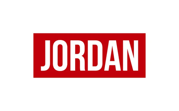 Jordan Rubber Stempel Seal Vector — Stockvektor