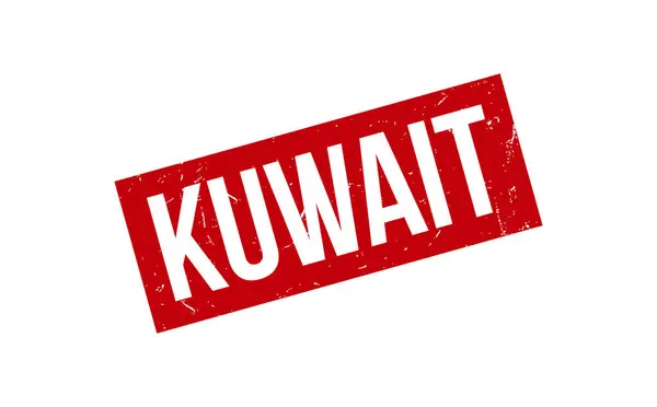 Kuwait Rubber Stamp Seal Vector — 스톡 벡터