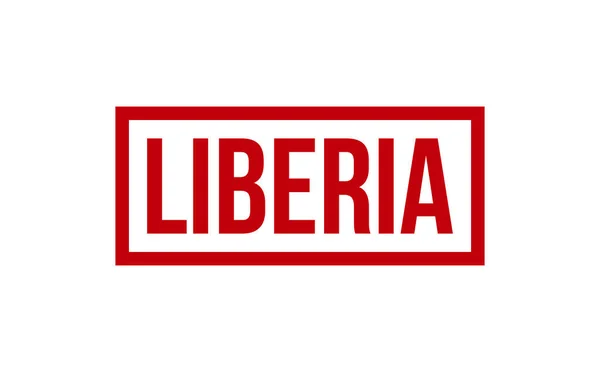Ліберія Гумовий Штамп Ущільнення Вектор — стоковий вектор