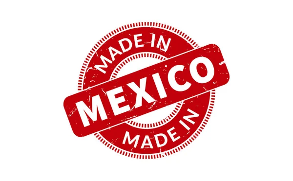 Made Mexico Rubber Stamp — Stock Vector