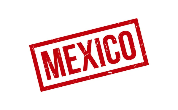 Mexique Caoutchouc Timbre Seal Vecteur — Image vectorielle