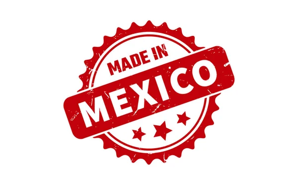 Στο Μεξικό Από Καουτσούκ Σφραγίδα — Διανυσματικό Αρχείο