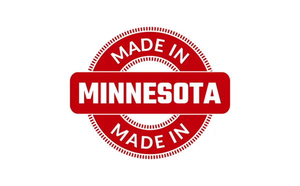 Made Minnesota Rubber Stempel — Stockvektor