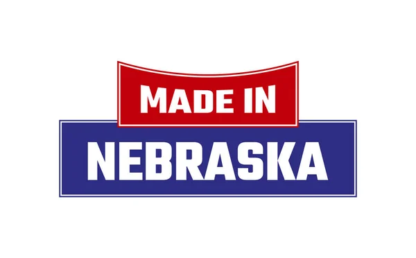 Nebraska Mühür Vektörü Yapımı — Stok Vektör