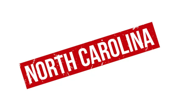 Βόρεια Καρολίνα Καουτσούκ Σφραγίδα Διάνυσμα Σφραγίδα — Διανυσματικό Αρχείο