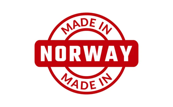 Made Norway Rubber Stamp — Stock Vector