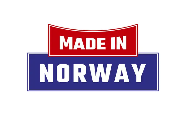 Feito Noruega Seal Vector —  Vetores de Stock