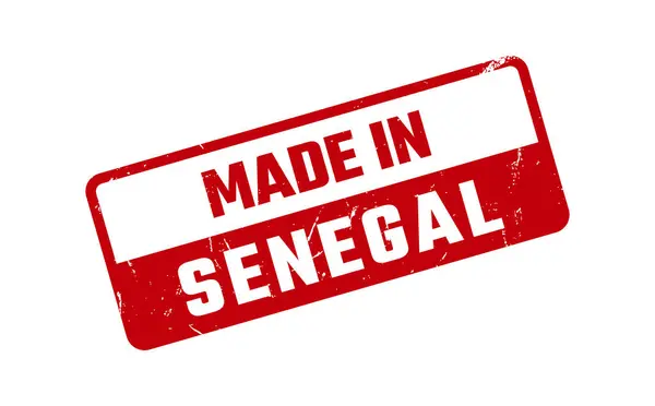 Сделано Сенегале — стоковый вектор