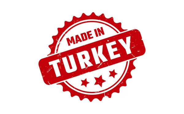 Зроблено Турецькій Гумовій Марці — стоковий вектор