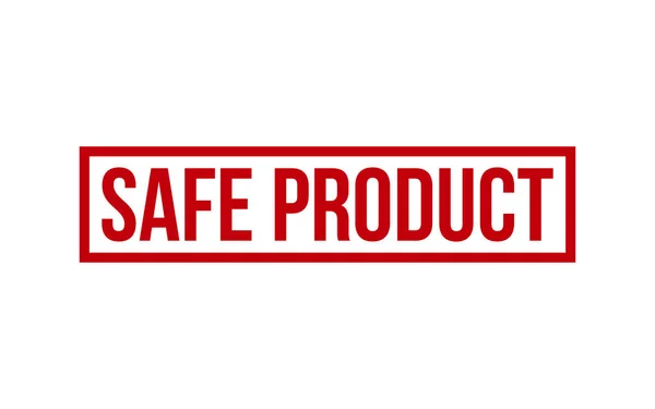 红色安全产品橡皮图章封印向量 — 图库矢量图片