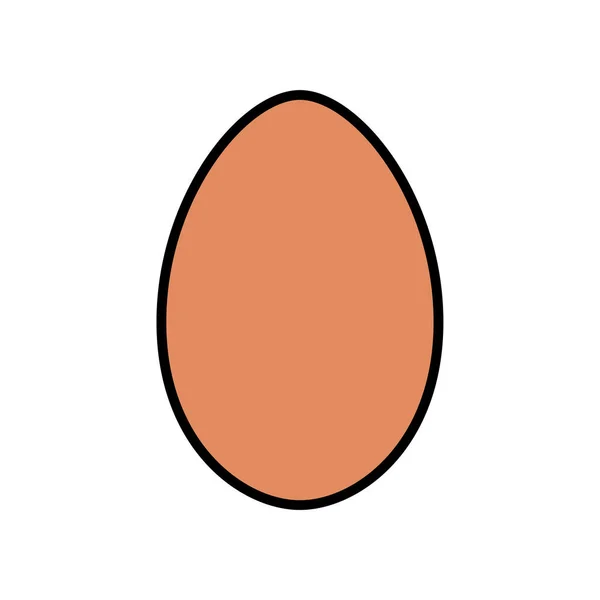 卵形图标矢量图解 彩蛋色彩图标 — 图库矢量图片
