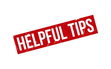 Faydalı İpuçları Lastik Damga Mühür Vektörü