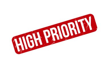 Yüksek Öncelikli kauçuk grunge mühür vektörü