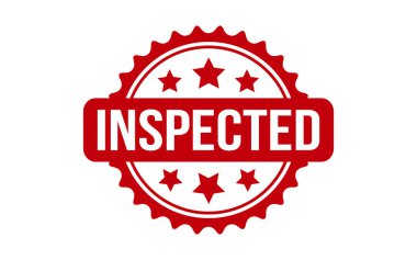 İncelenen lastik grunge mühür vektörü