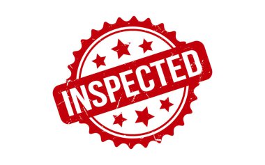 İncelenen lastik grunge mühür vektörü