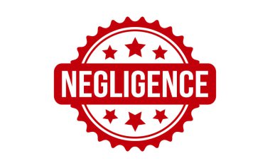 İhmalkârlık kauçuk grunge mühür vektörü