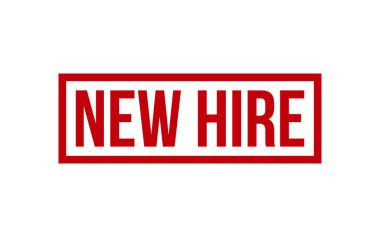 Kırmızı Yeni Kiralık Lastik Damga Mühür Vektörü