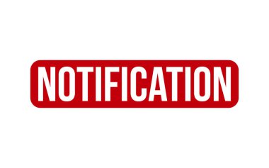 Kauçuk Mühür Vektörü Bildirimi