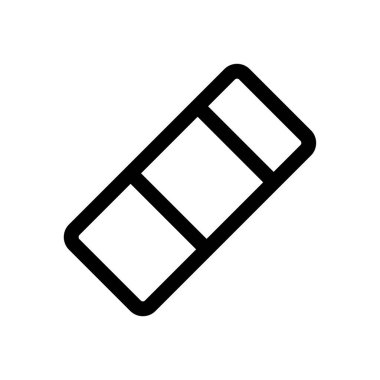 Silgi Simgesi. Çizgi Biçimi Silgi Ana Hattı Simge Vektörü ResmiComment