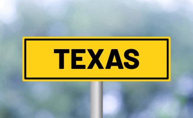 Bulanık zeminde Teksas yol tabelası