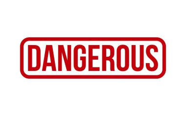 Tehlikeli Damga. Tehlikeli Kauçuk Mühür Mührü