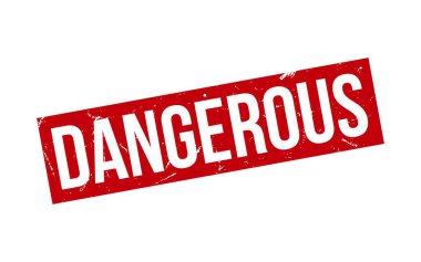 Tehlikeli Damga. Tehlikeli Kauçuk Mühür Mührü