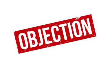 İtiraz ediyorum. İtiraz ediyorum. Kauçuk grunge mühür.