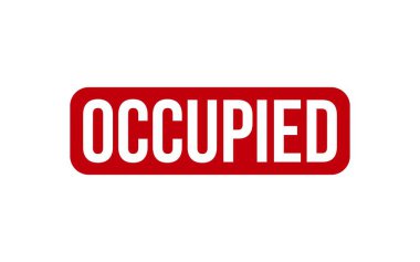 İşgal edilmiş pul. Kırmızı İşgal Edilmiş Kauçuk Damgası