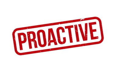 Proaktif Pul. Proaktif Rubber grunge Mühür Mührü