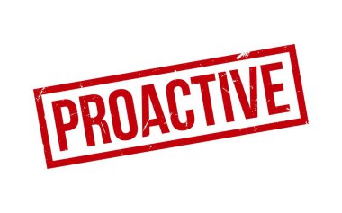 Proaktif Pul. Proaktif Rubber grunge Mühür Mührü