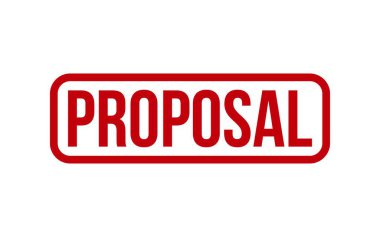 Teklif damgası. Teklif Kauçuk grunge Mühür Mührü