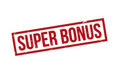 Süper Bonus Damgası. Süper Bonus Kauçuk Mühür Mührü