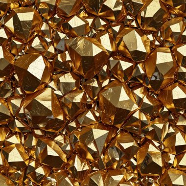 Golden Chrystals Abstract Texture clipart