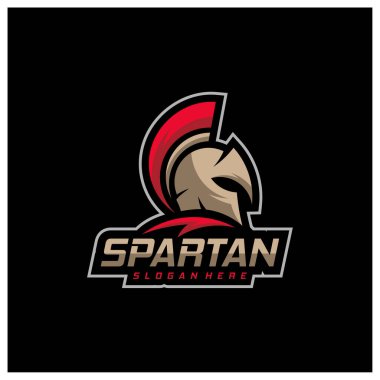 Spartan Logo Şablon Vektörü, Yaratıcı Sparta Logo Vektörü, Spartalı Logo Logosu
