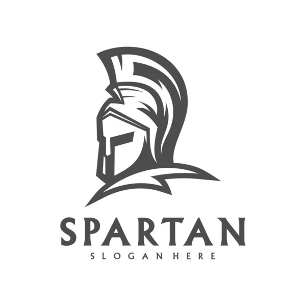 stock vector Spartan Logo Template Vector, Creative Sparta Logo Vector, Spartan Helmet Logo